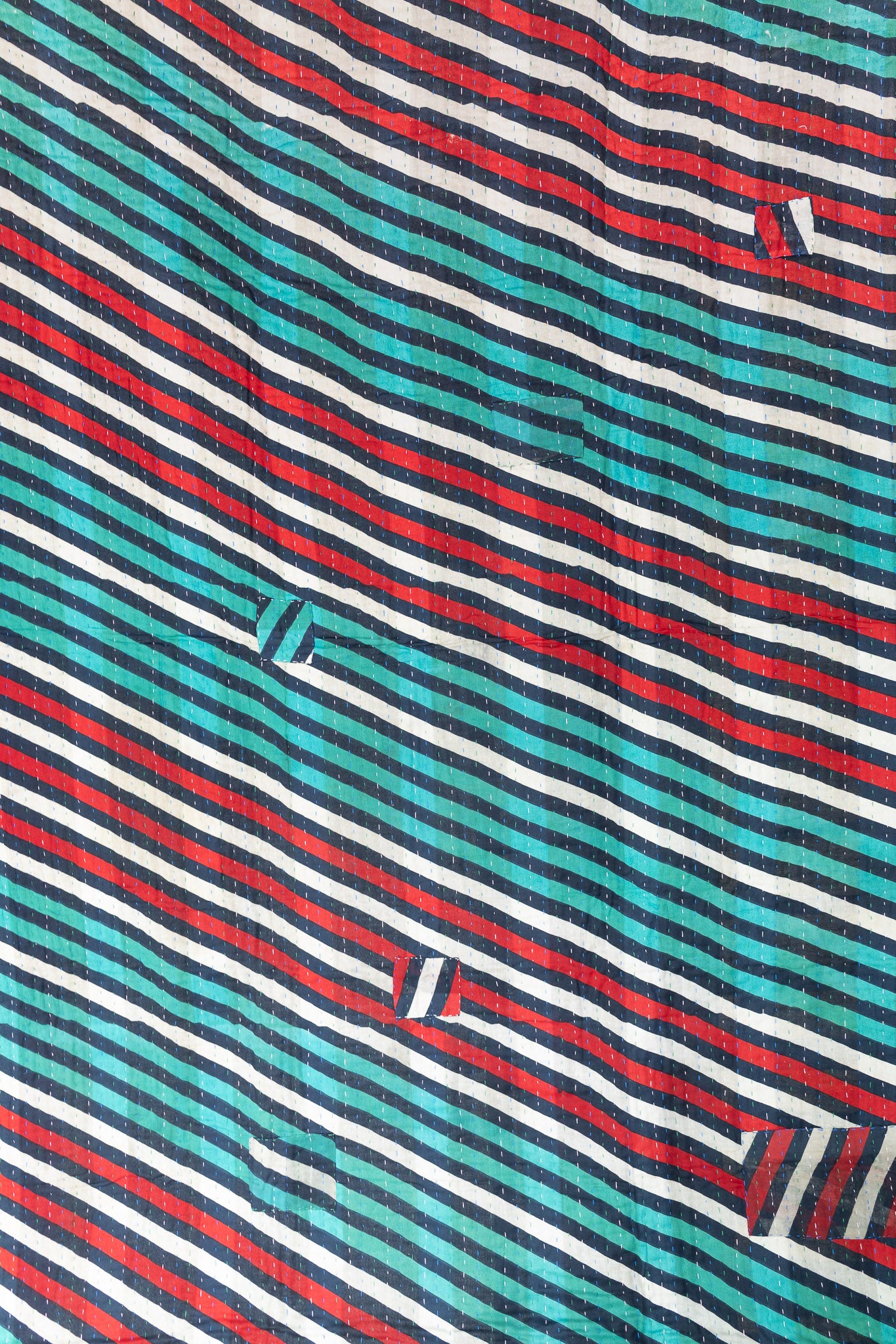 Firefly Kantha Throw Blanket