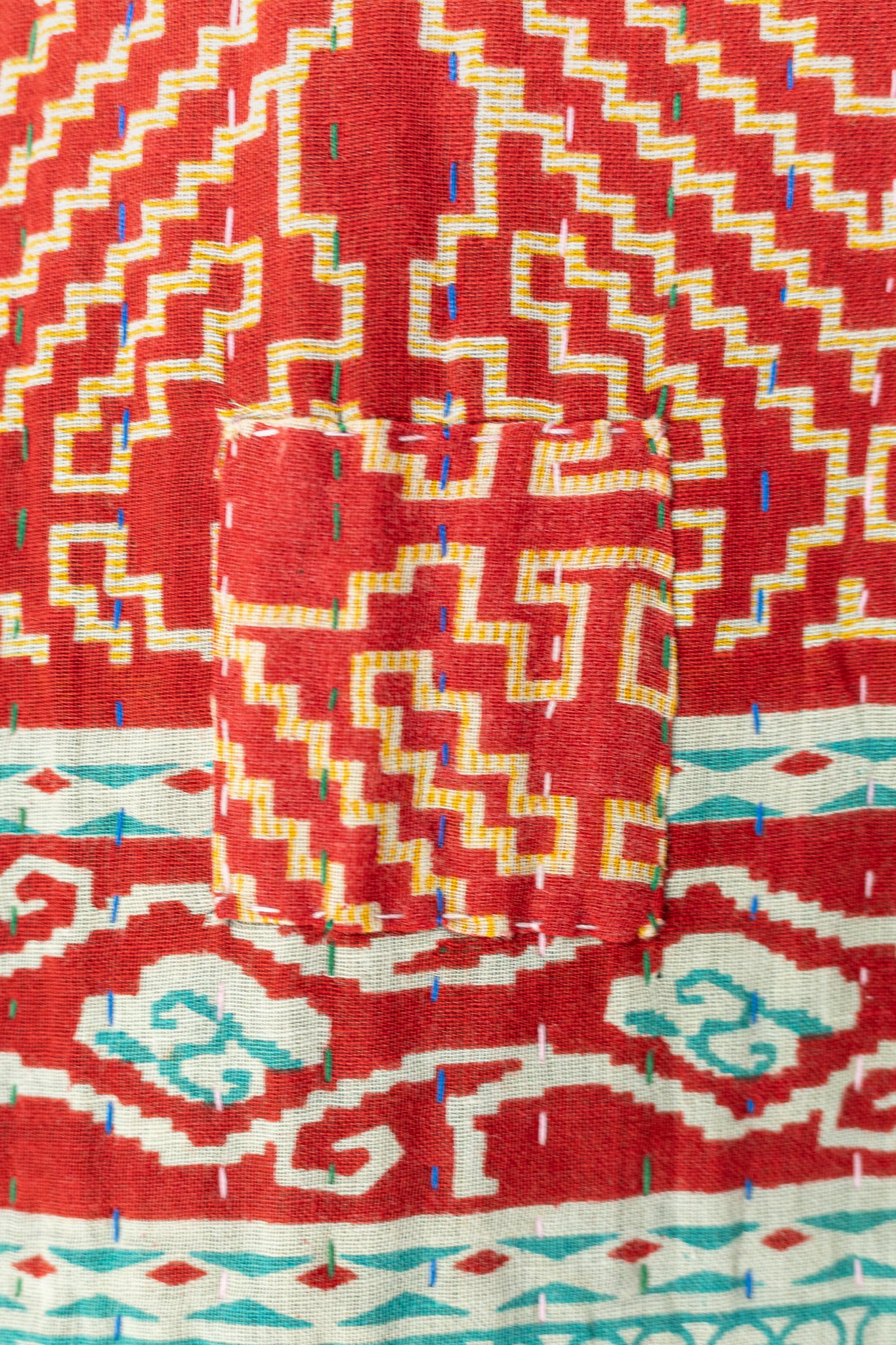 Firefly Kantha Throw Blanket