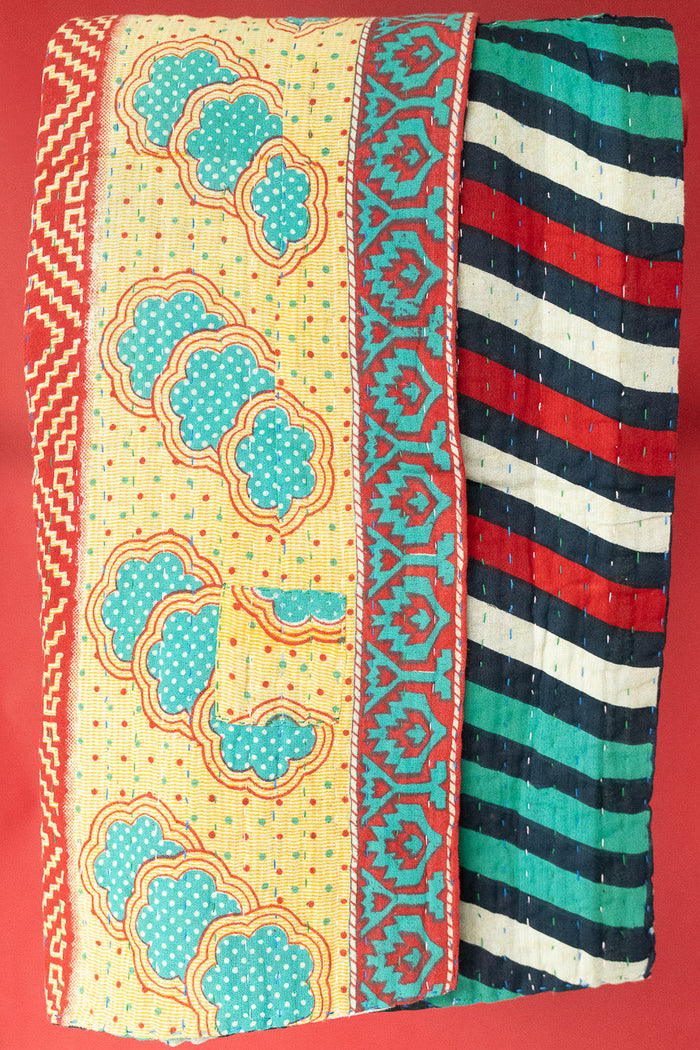 Kantha Holiday Throw