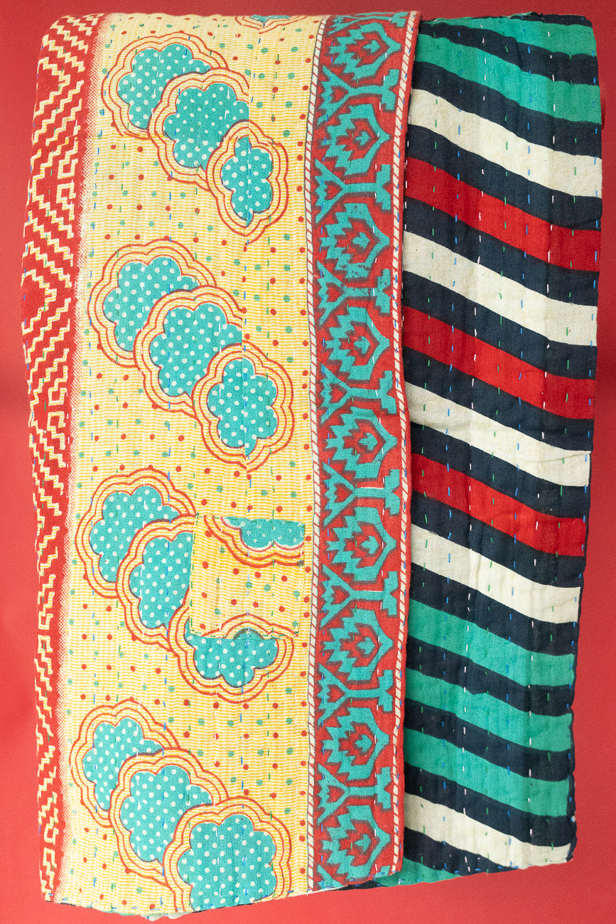 Kantha Holiday Throw