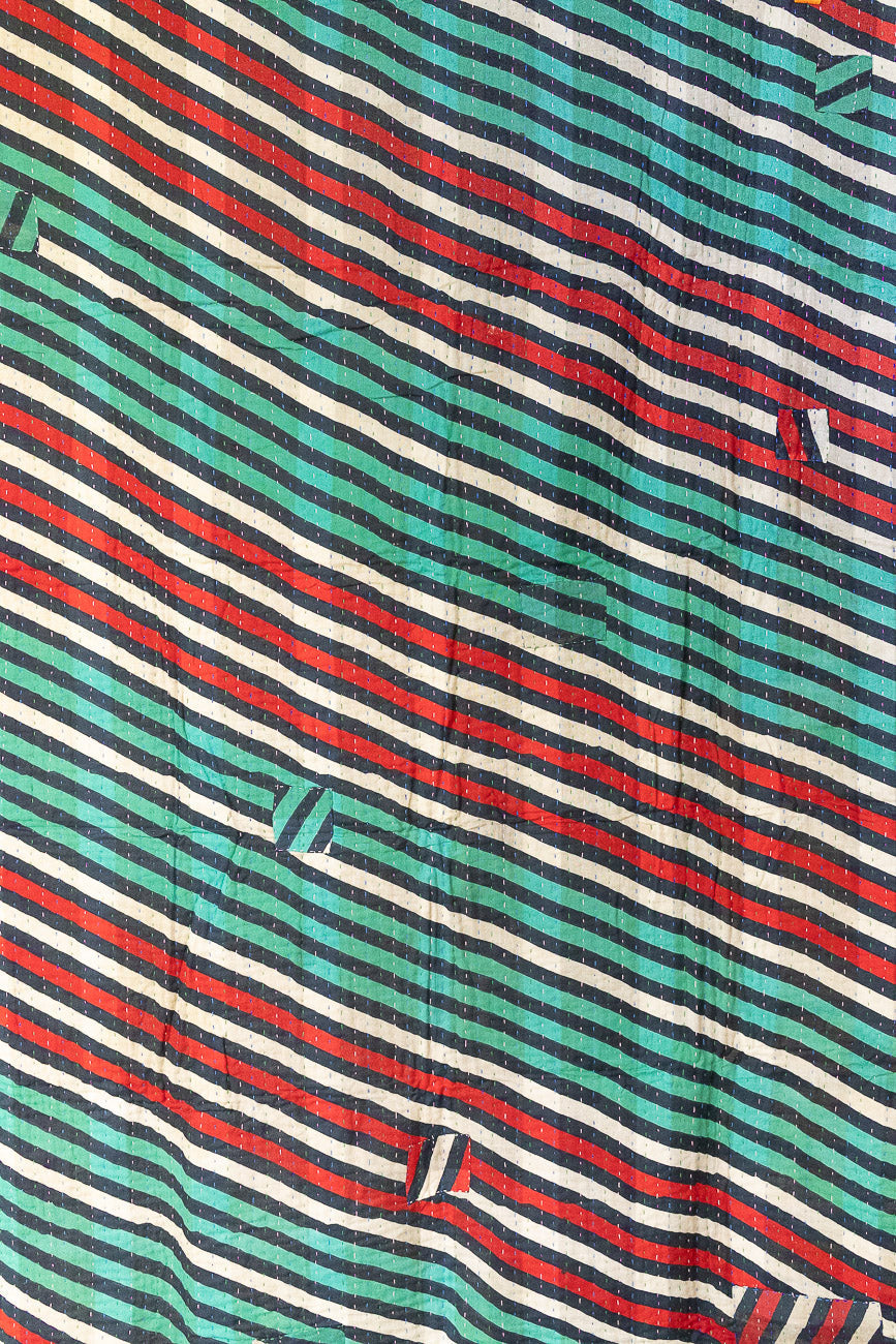 Firelight Kantha Christmas Throw