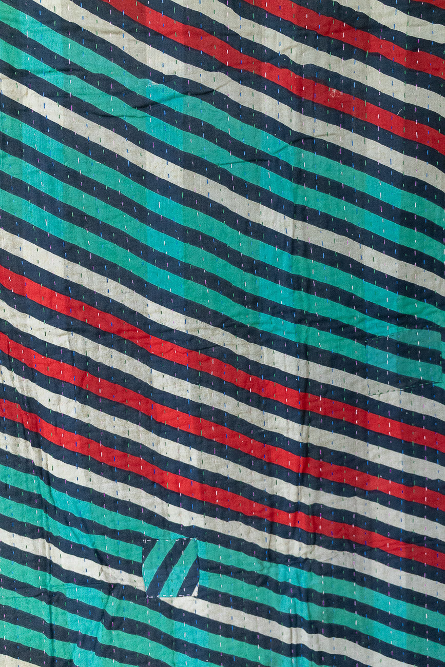 Firelight Kantha Christmas Throw