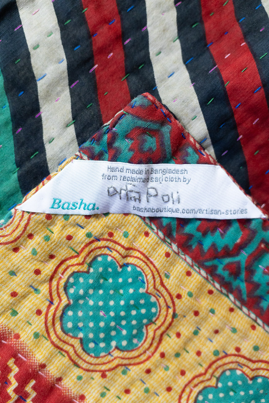 Firelight Kantha Christmas Throw