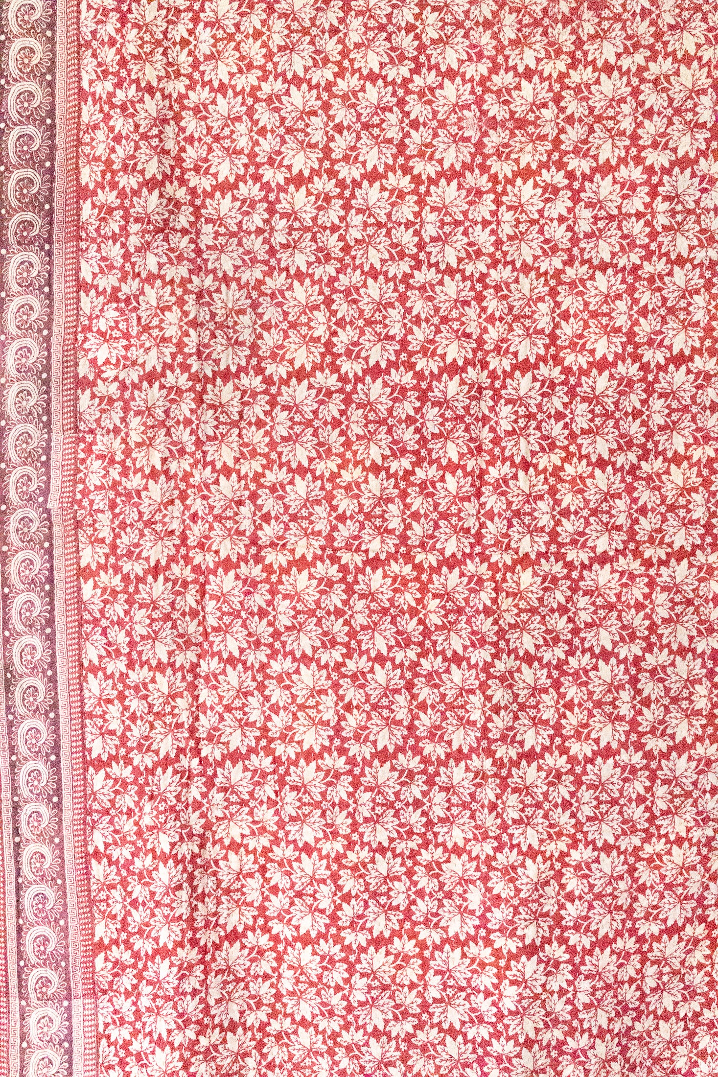 Fireside Holiday Kantha Blanket