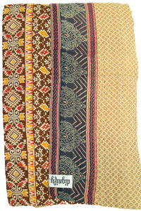 Kantha Throw Bed Quilt