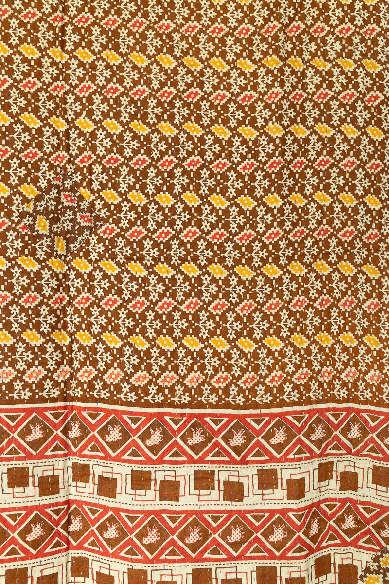 Flourish Kantha Throw