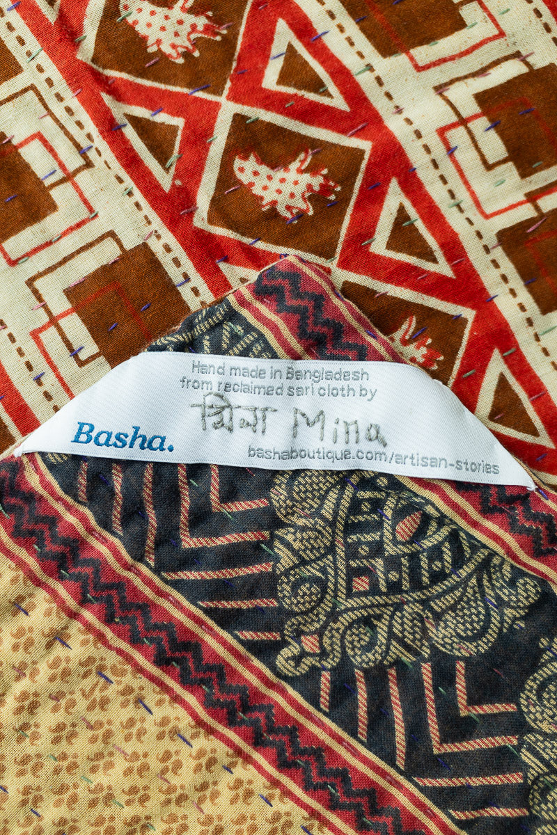 Flourish Kantha Throw