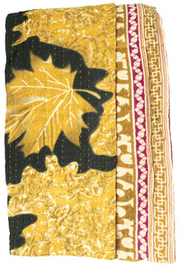Flutter Large Kantha Throw Blanket