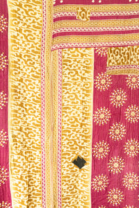 Flutter Large Kantha Throw Blanket