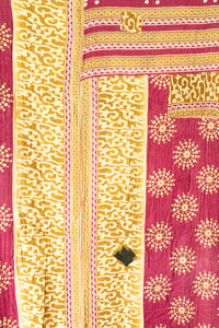 Flutter Large Kantha Throw Blanket