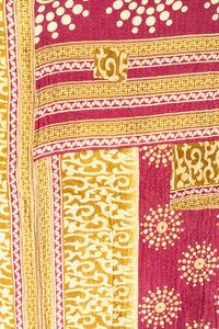 Flutter Large Kantha Throw Blanket