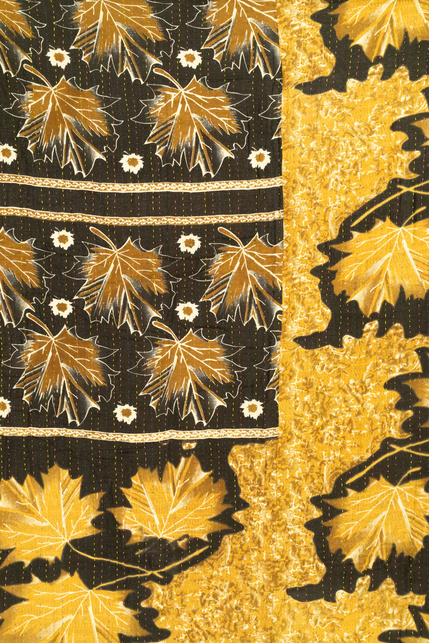 Flutter Large Kantha Throw Blanket