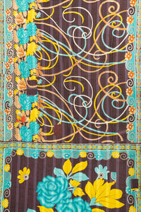 Forest Kantha Throw Blanket
