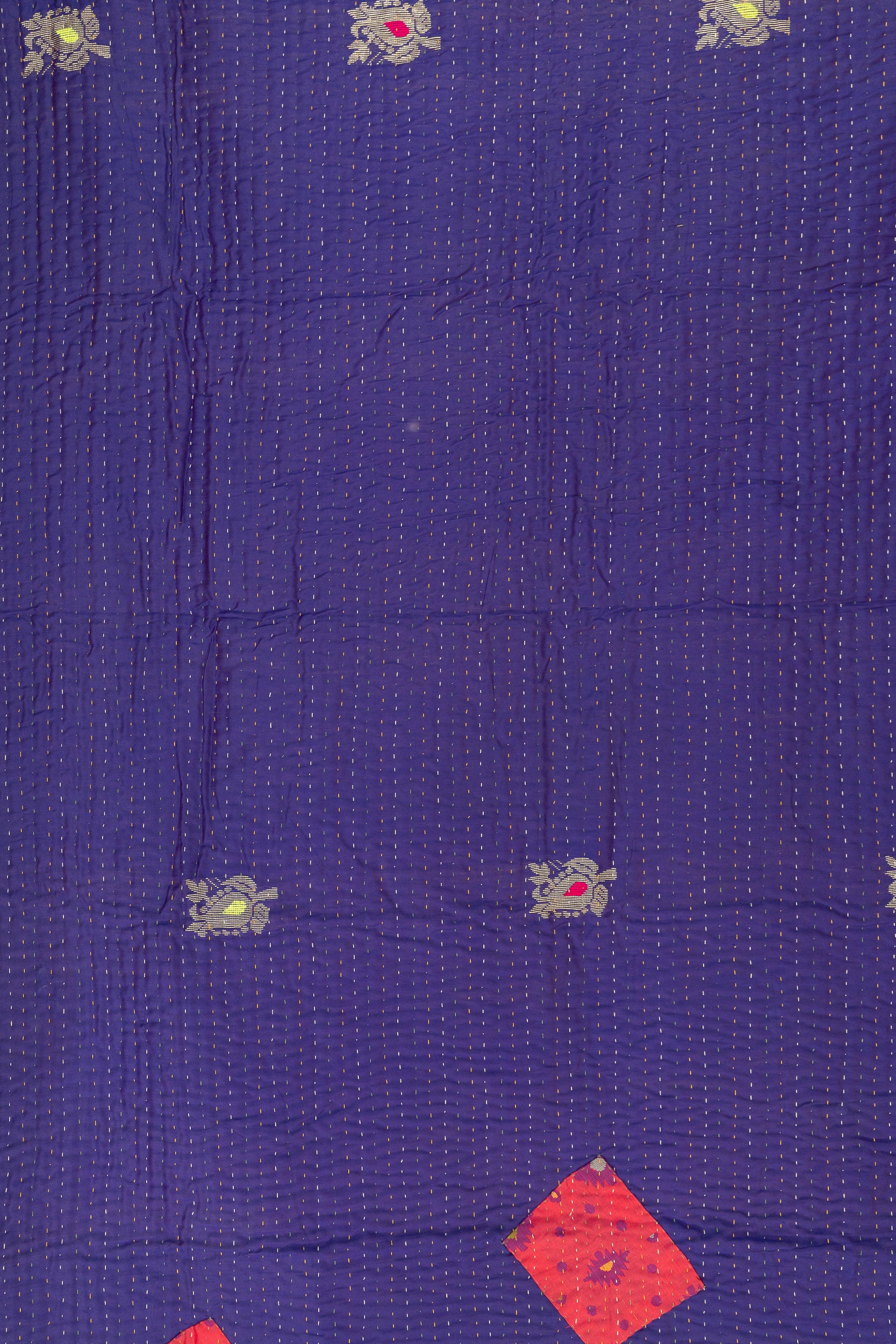 Free Silk Blend Kantha Throw