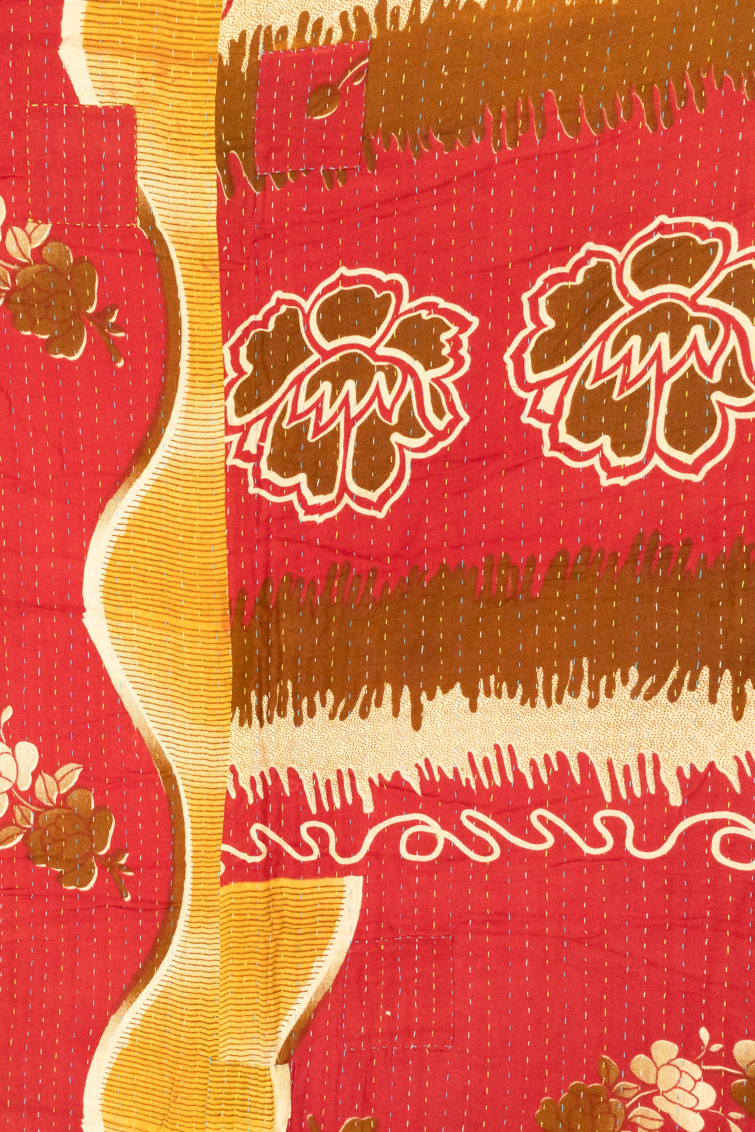 Free Large Kantha Throw Blanket