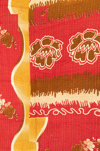 Free Large Kantha Throw Blanket