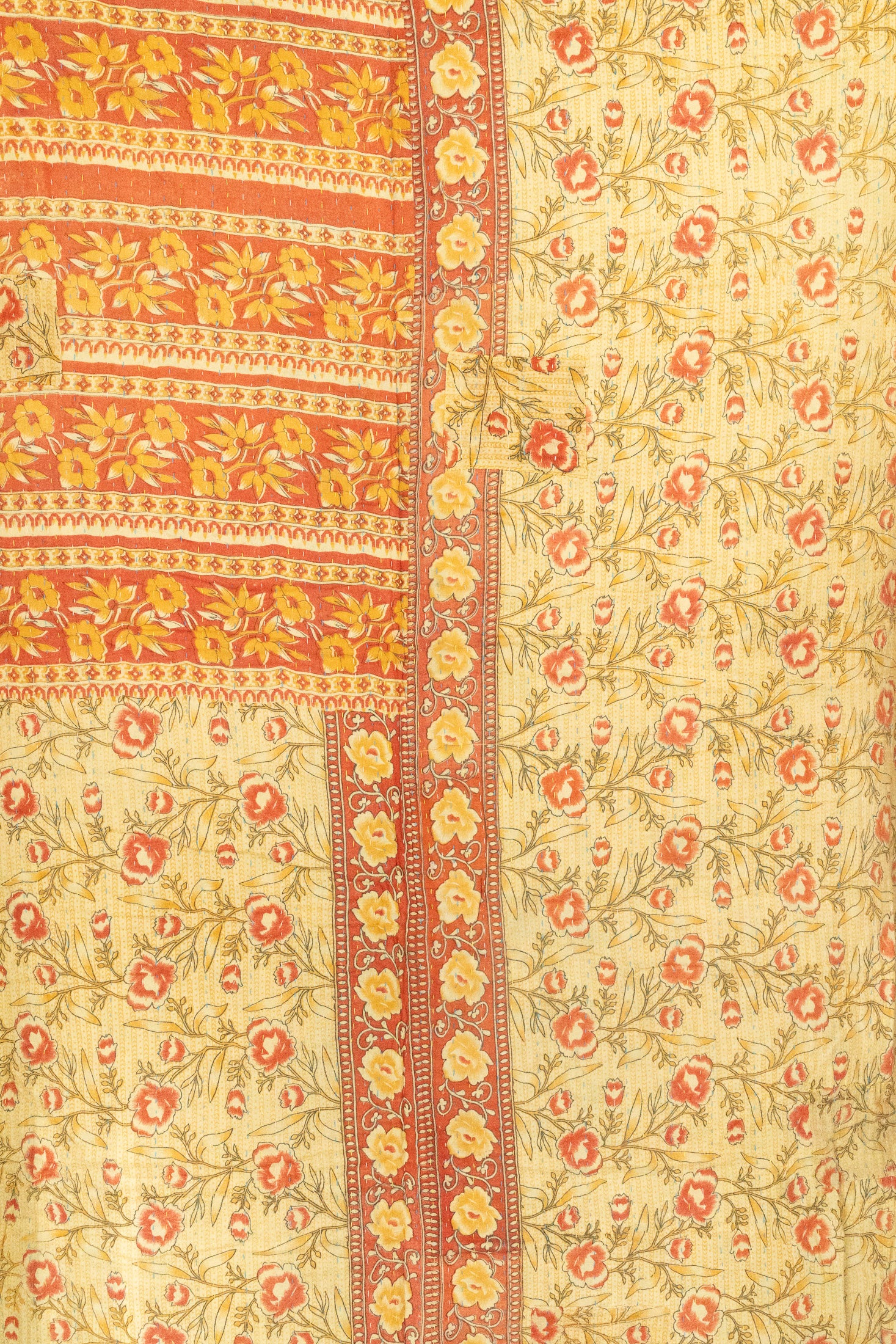 Free Large Kantha Throw Blanket