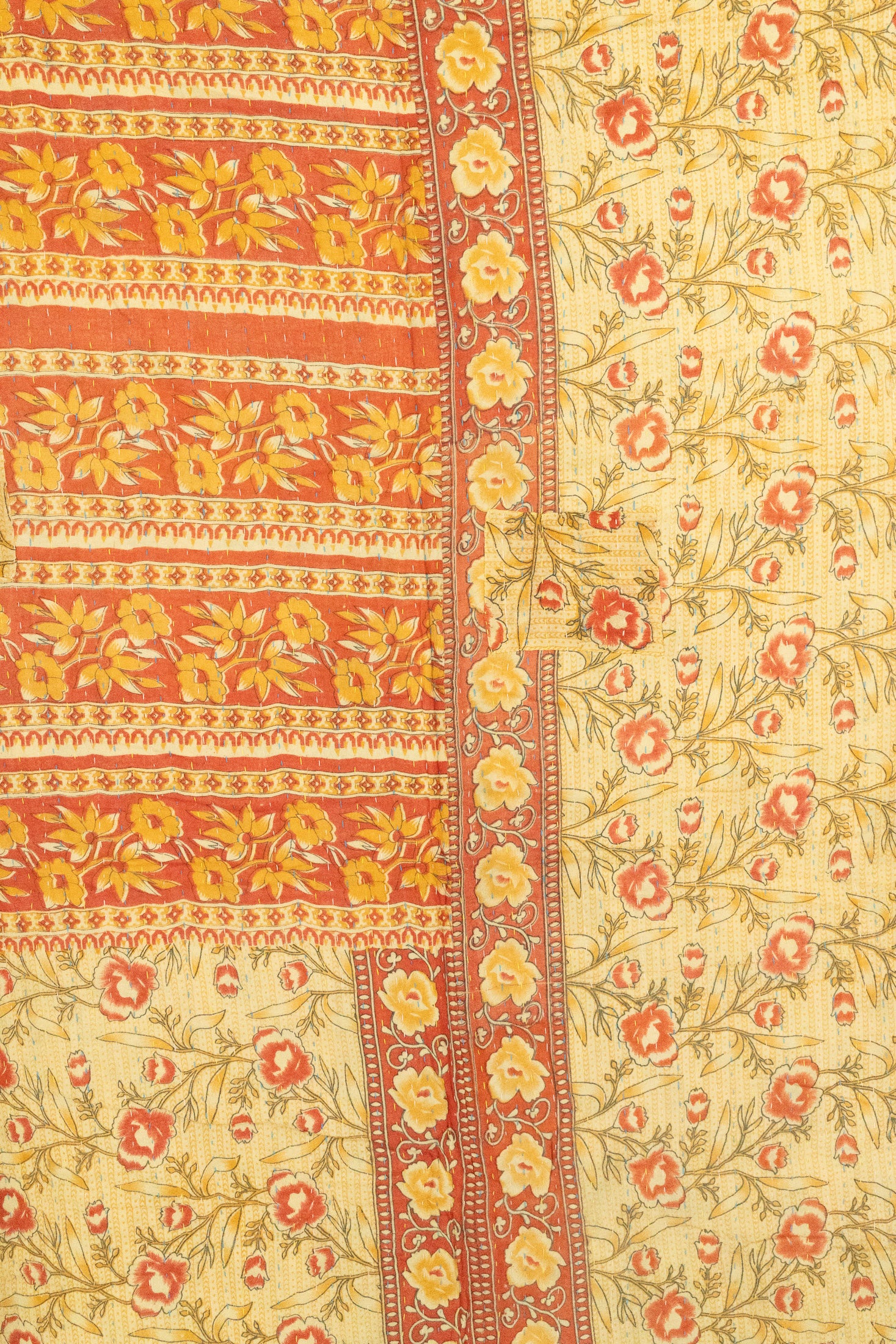Free Large Kantha Throw Blanket