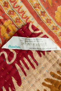 Free Large Kantha Throw Blanket