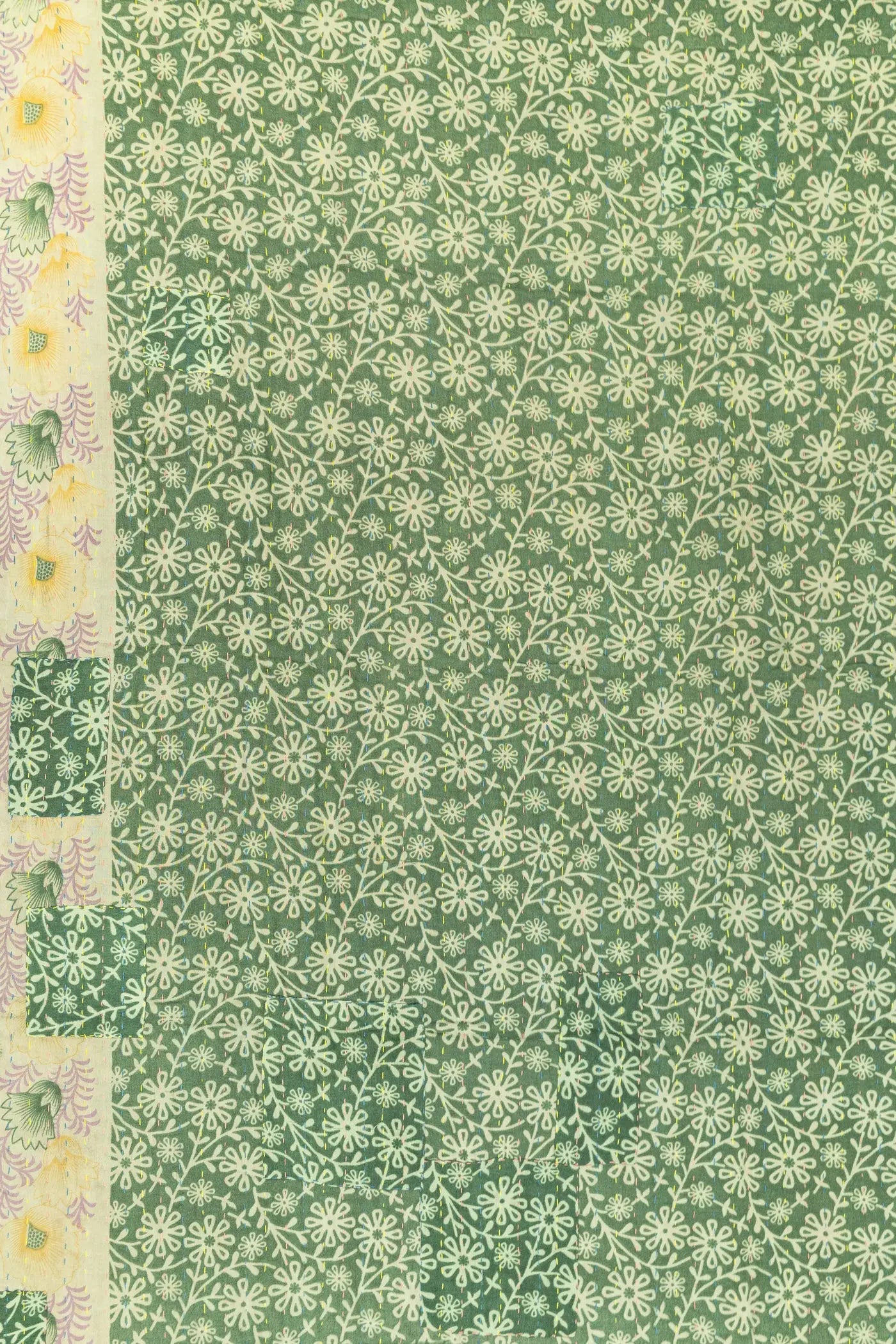 Friendship Kantha Throw Blanket