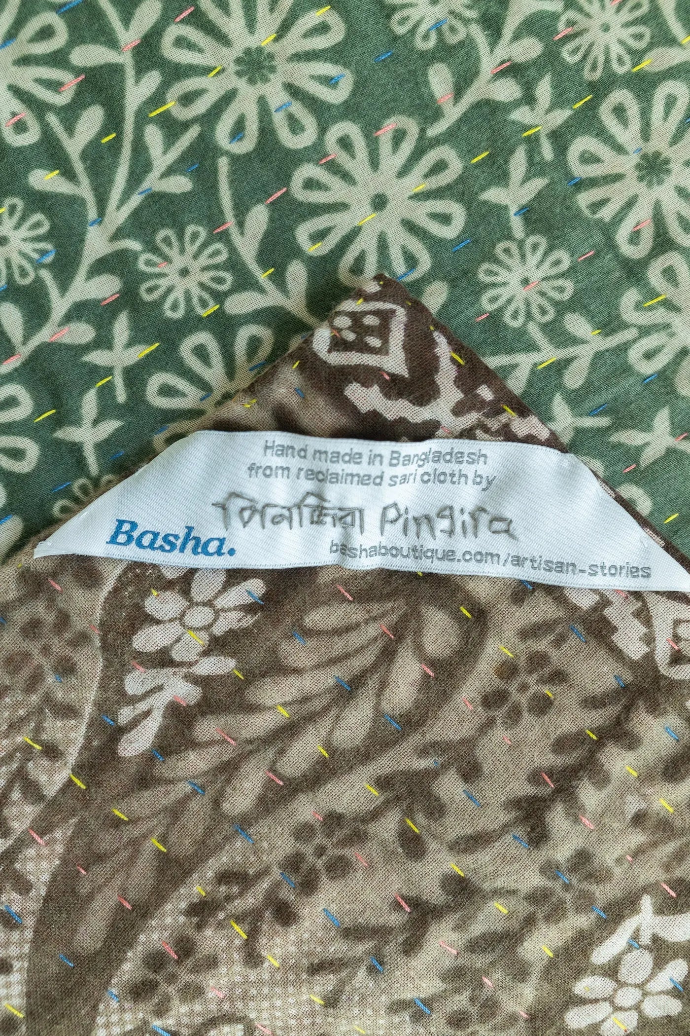 Friendship Kantha Throw dignify