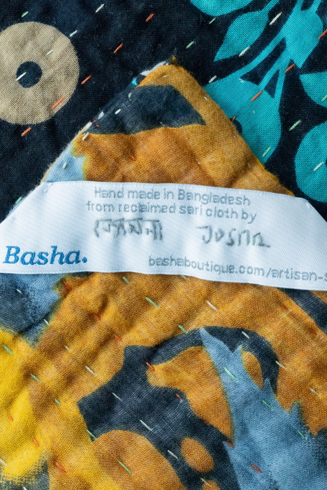 Friendship Kantha Throw