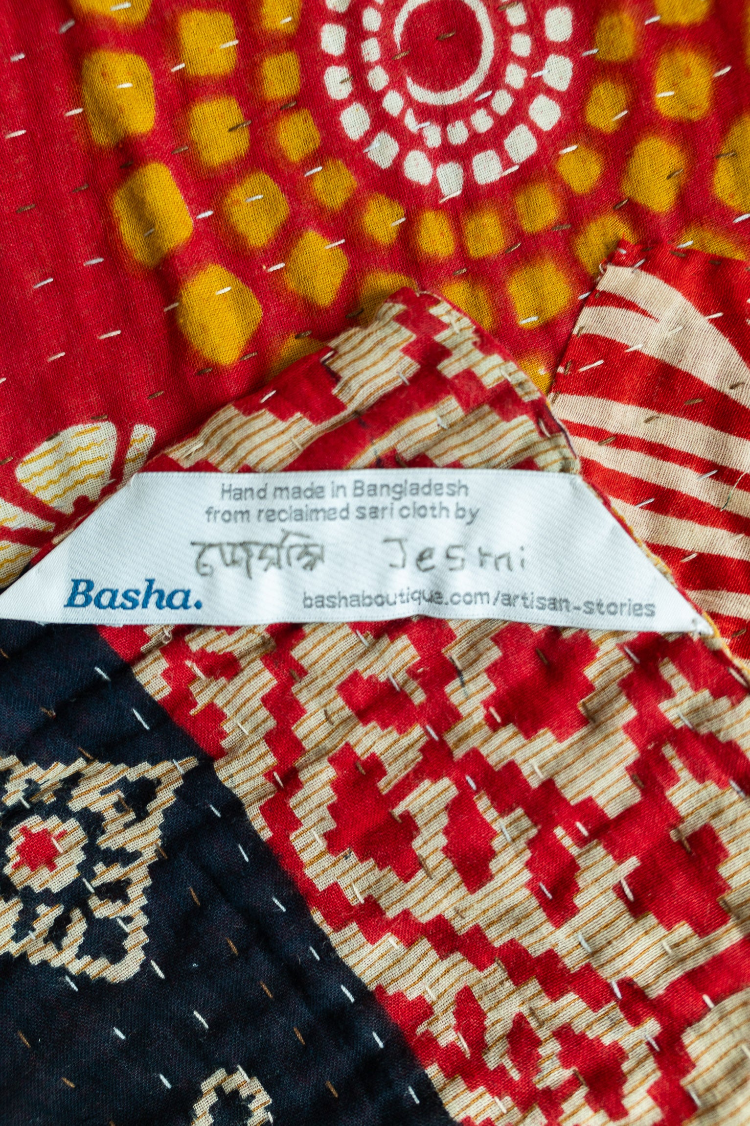 Friendship Kantha Throw