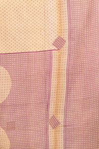 Fuchsia Large Kantha Throw Blanket