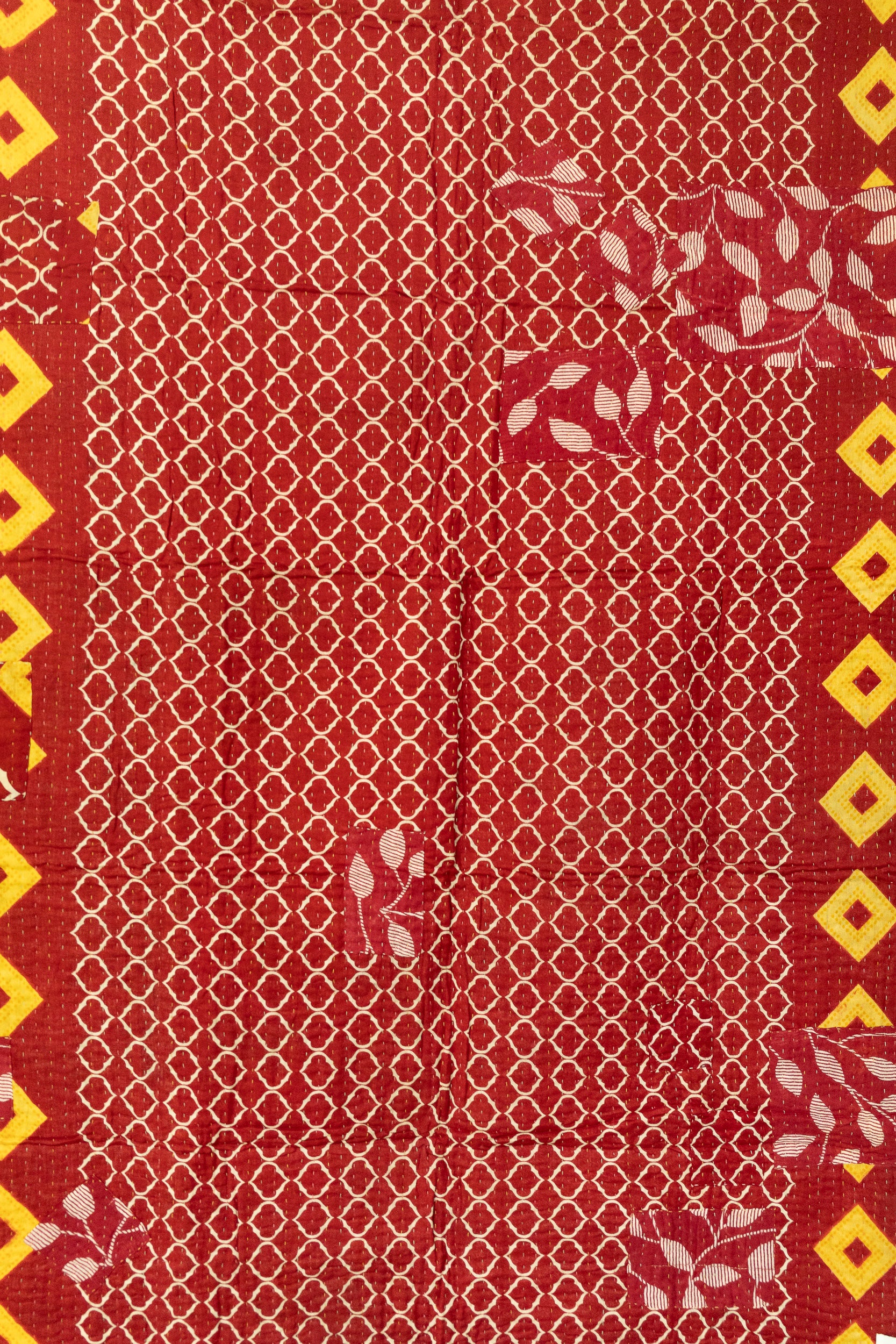 Kantha Throw Bed Quilt