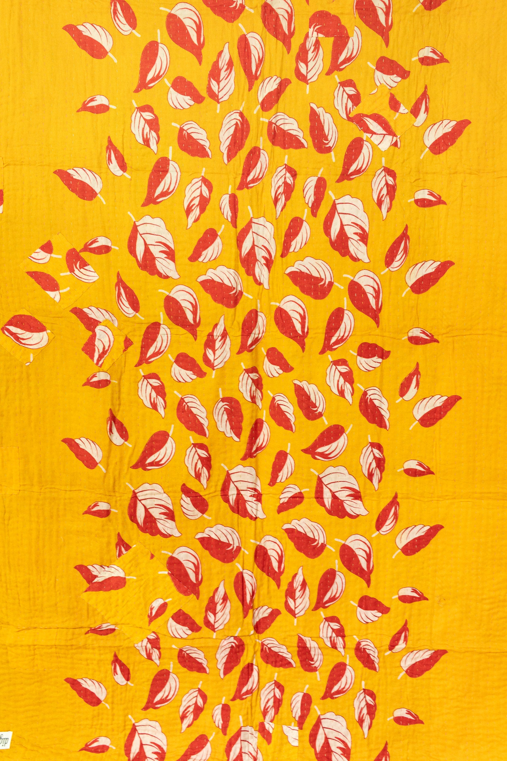 Garnet Kantha Throw