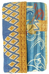 Generous Kantha Throw Blanket