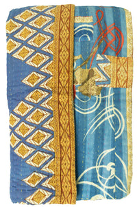 Generous Kantha Throw Blanket