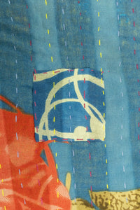 Generous Kantha Throw Blanket