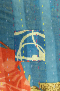 Generous Kantha Throw Blanket