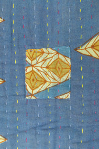Generous Kantha Throw Blanket