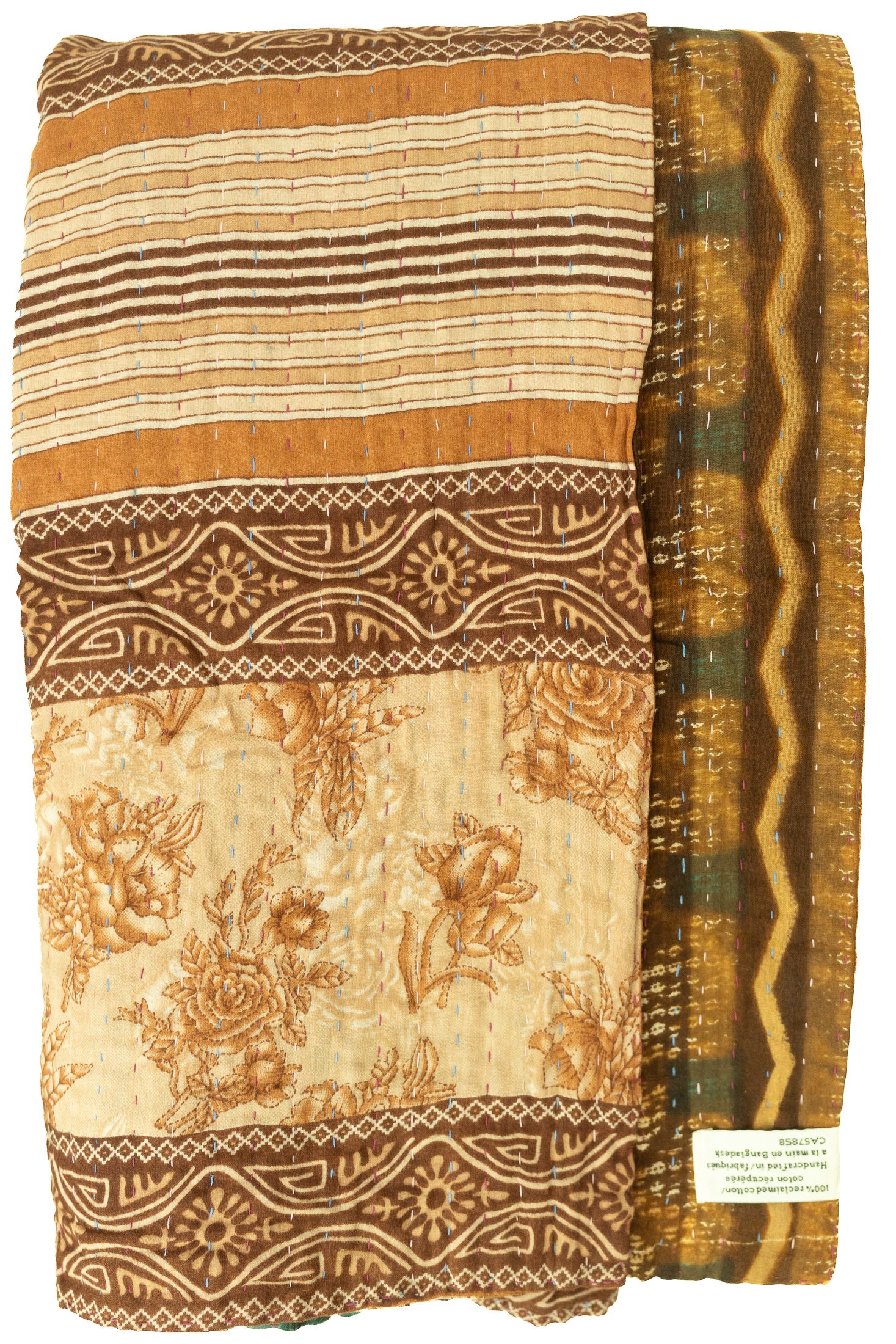 Gentle Kantha Throw