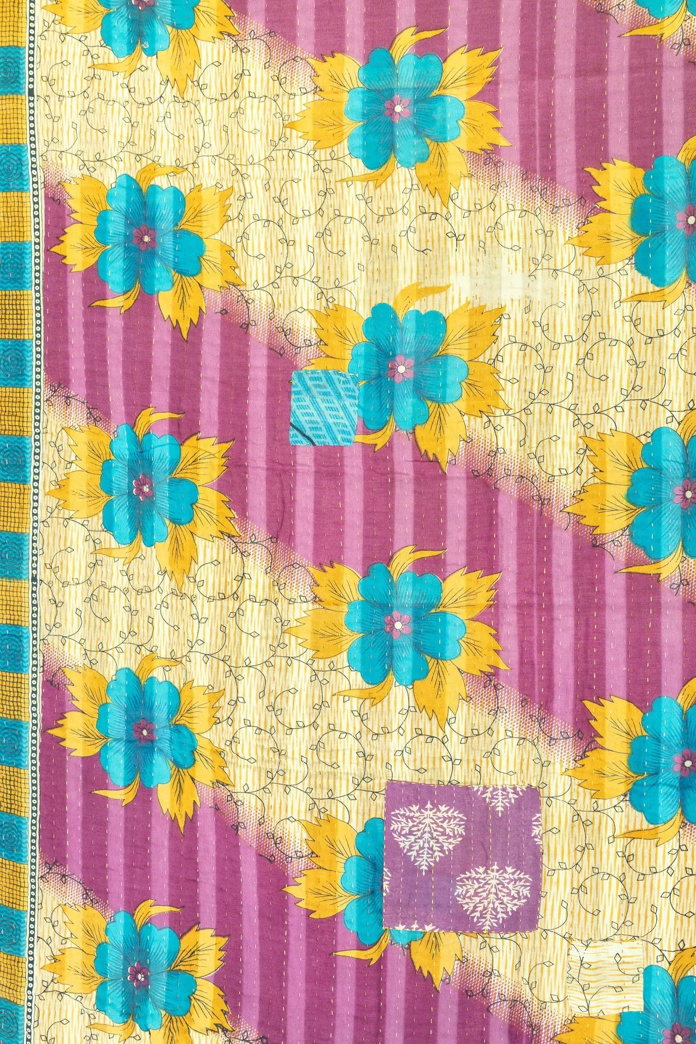 Gifted Kantha Throw Blanket