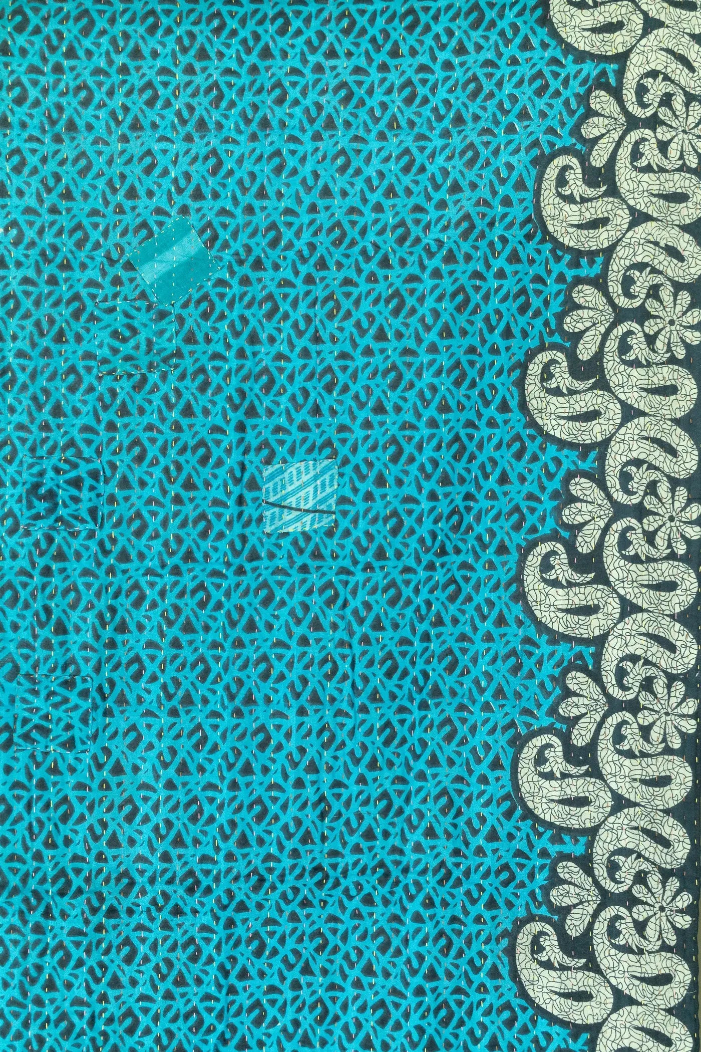 Gifted Kantha Throw Blanket