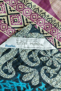 Gifted Kantha Throw Blanket