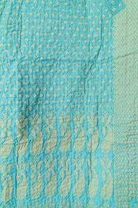Gladness Silk Blend Kantha Throw Blanket