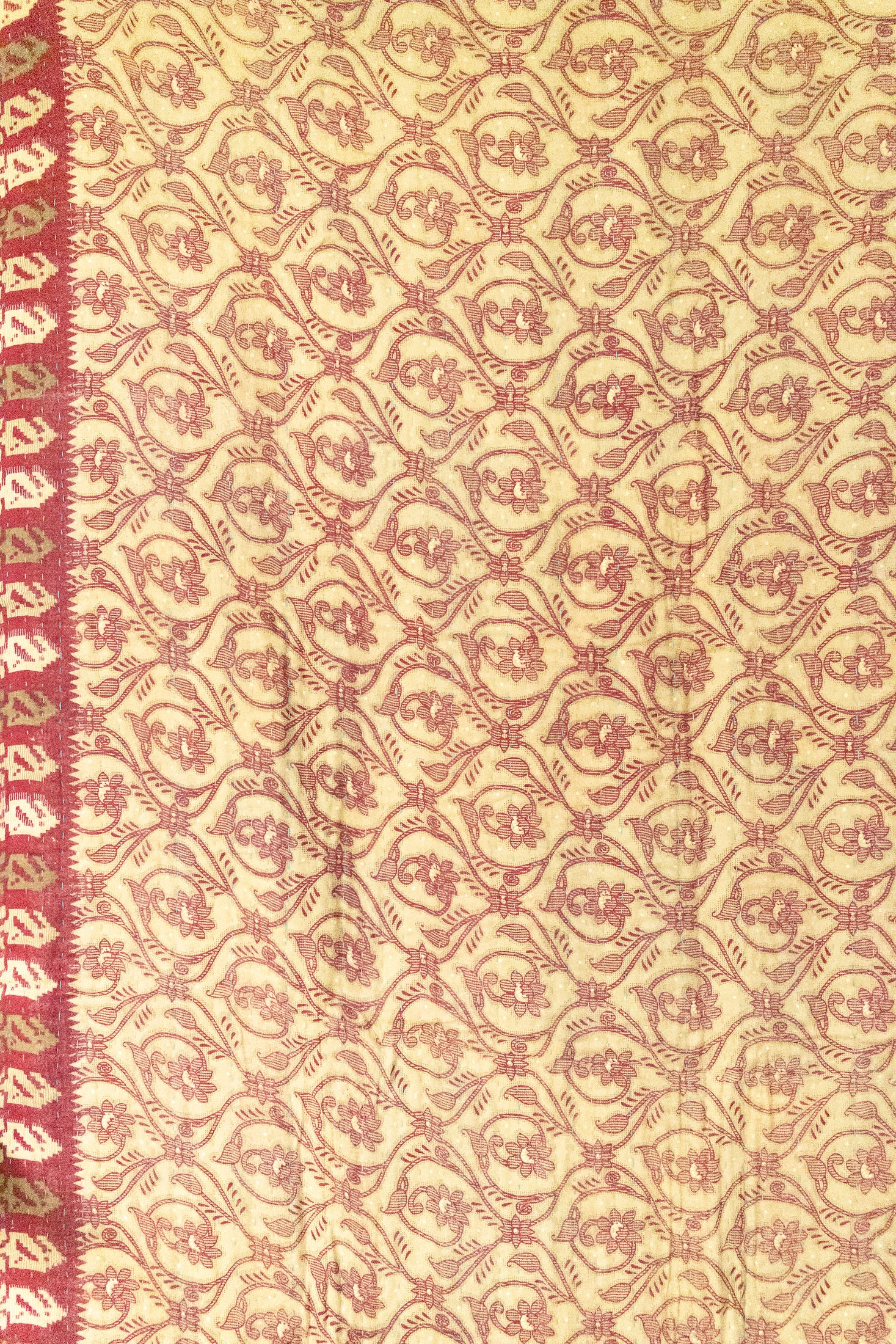 Gladtidings Holiday Kantha Blanket