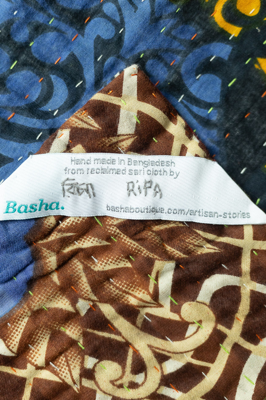 Glory Kantha Throw