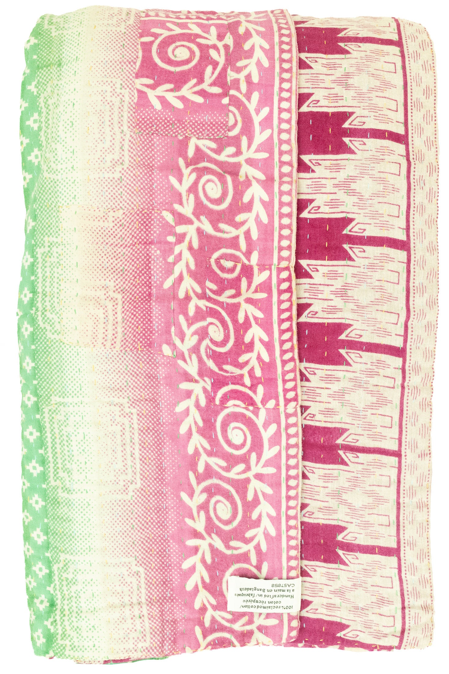 Glow Large Kantha Throw Blanket