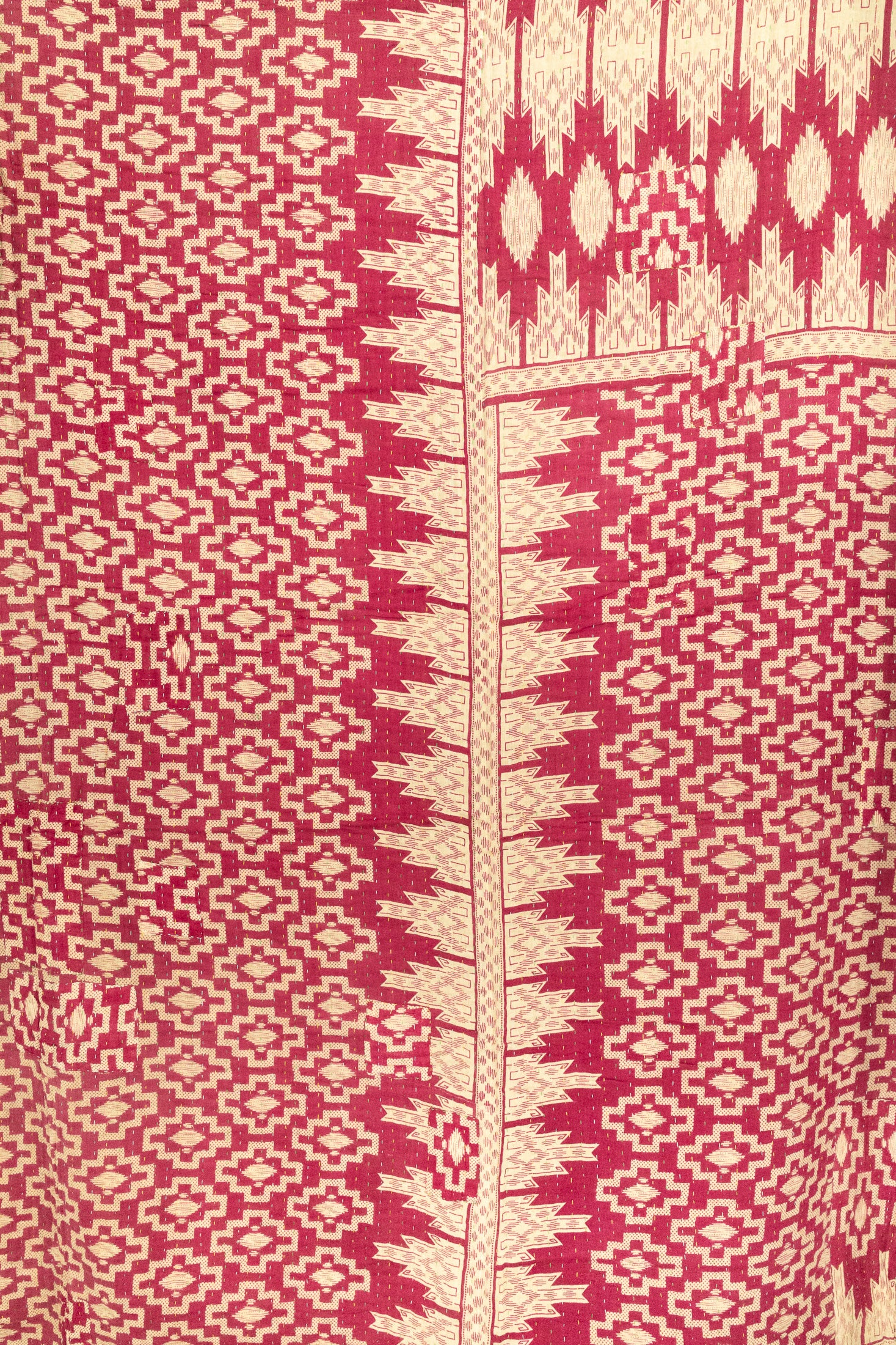 Glow Large Kantha Throw Blanket