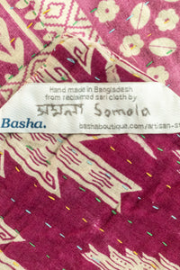 Glow Large Kantha Throw Blanket