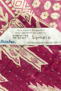Glow Large Kantha Throw Blanket