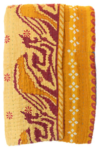 Kantha Throw Bed Quilt