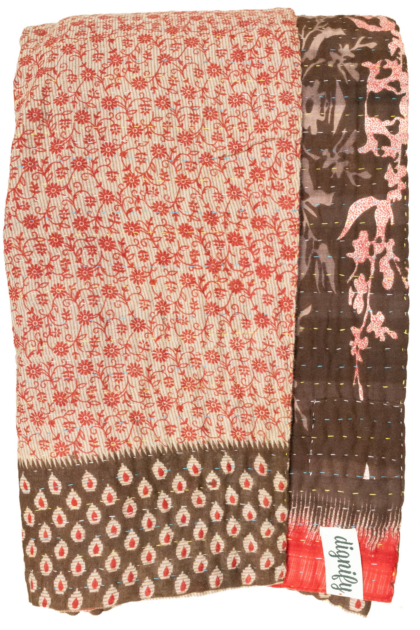 Grace Large Kantha Throw Blanket