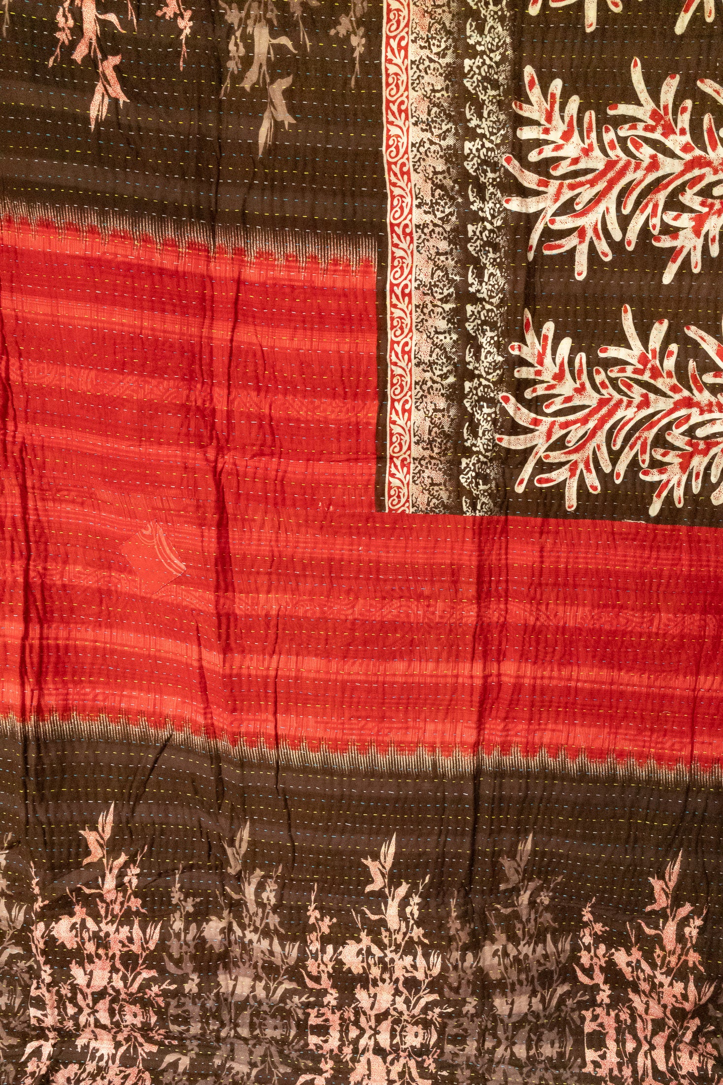 Grace Large Kantha Throw Blanket