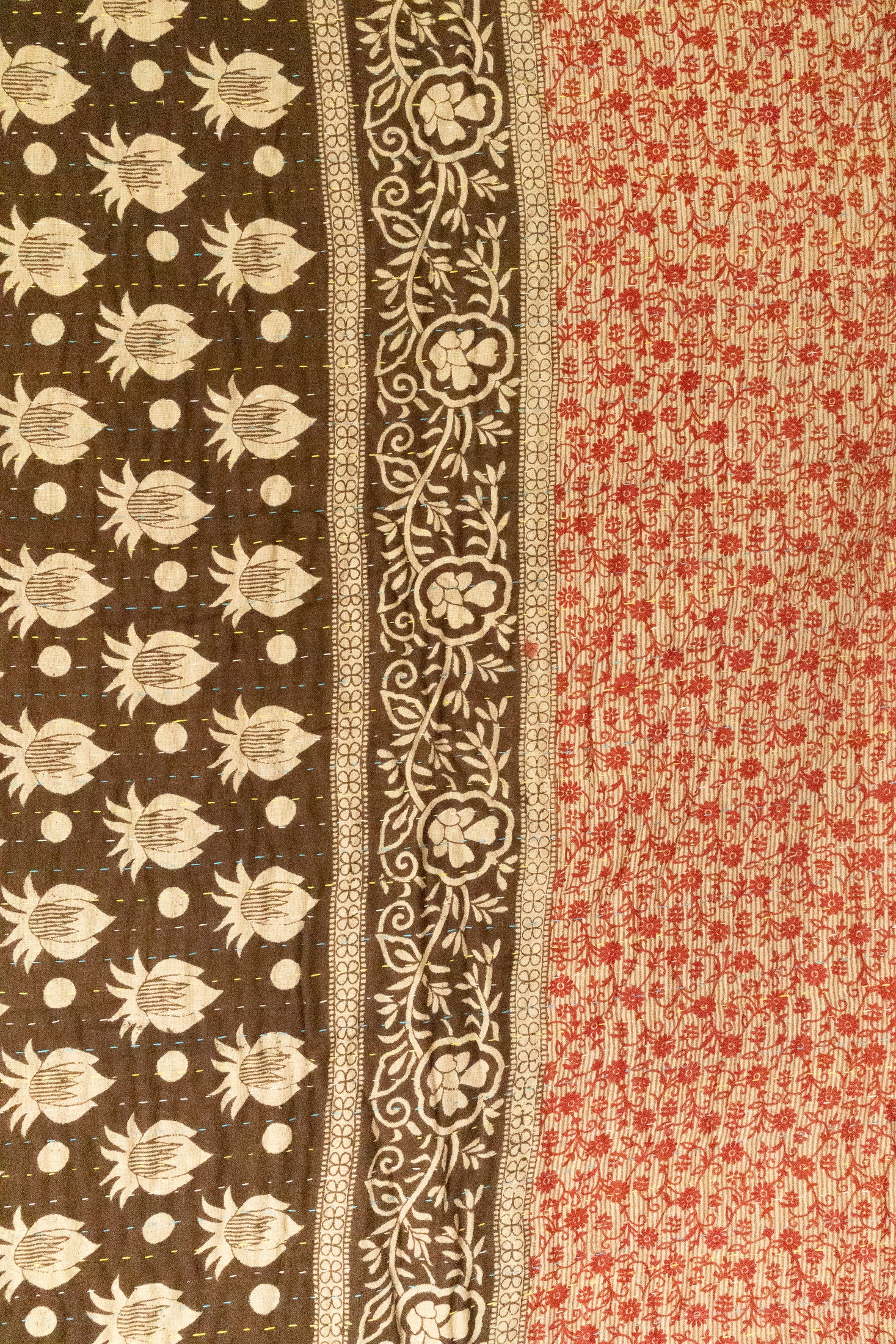 Grace Large Kantha Throw Blanket